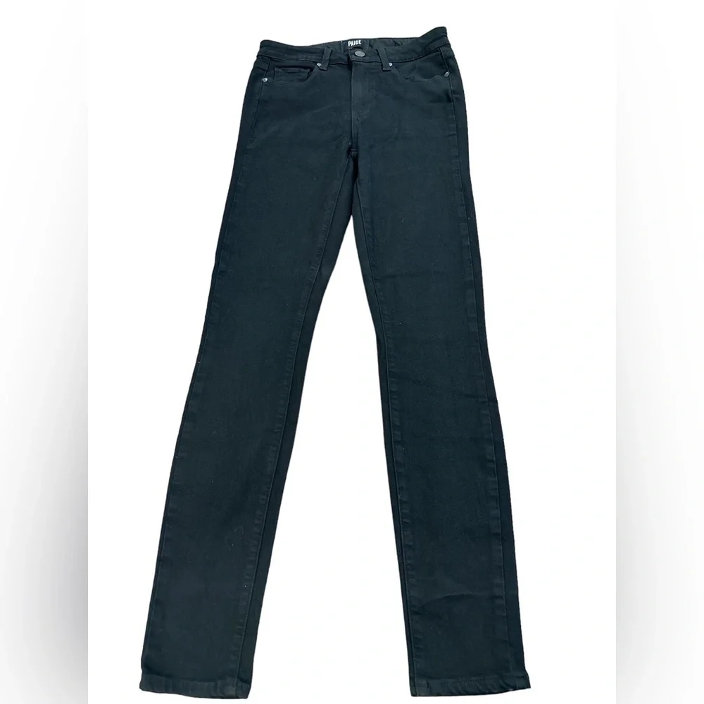 PAIGE Hoxton Ultra‎ Skinny Black Jeans Sz 26 Excellent